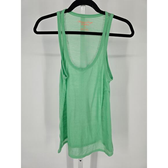 American Eagle Outfitters Women's Green Round Neck Sleeveless Top Size S/P - Picture 1 of 4